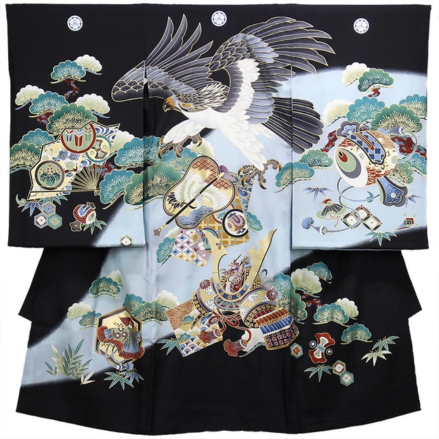 男の子産着【正絹】AL0038