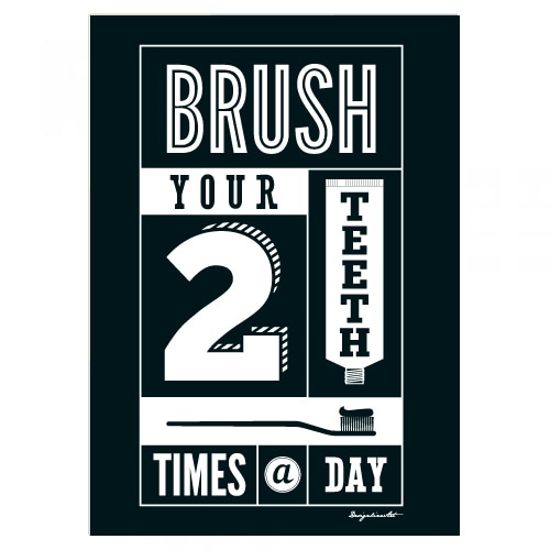 Brush　B2ポスター