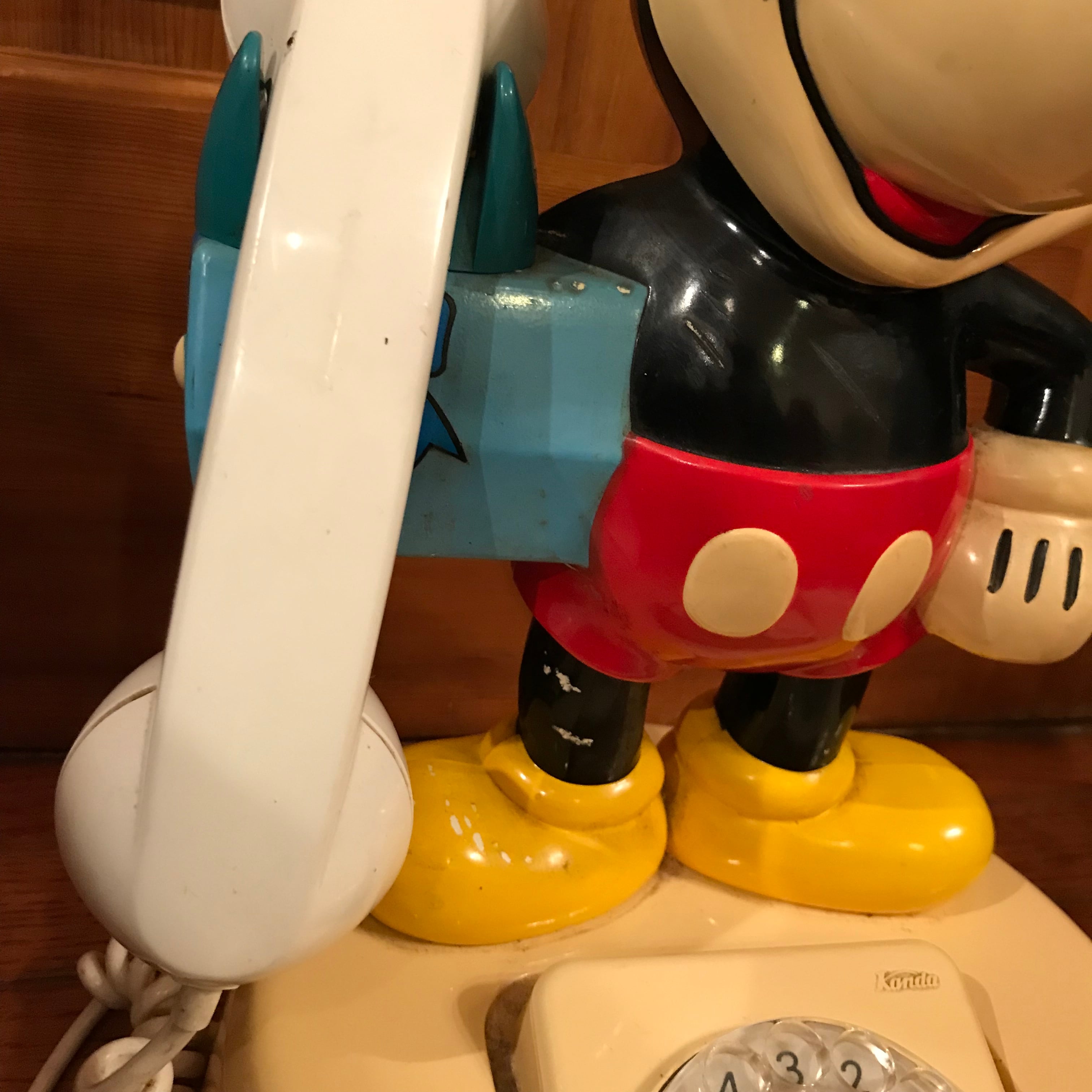 昭和年代物 ミッキーマウス 昭和レトロ 卓上電話機 ヴィンテージ品