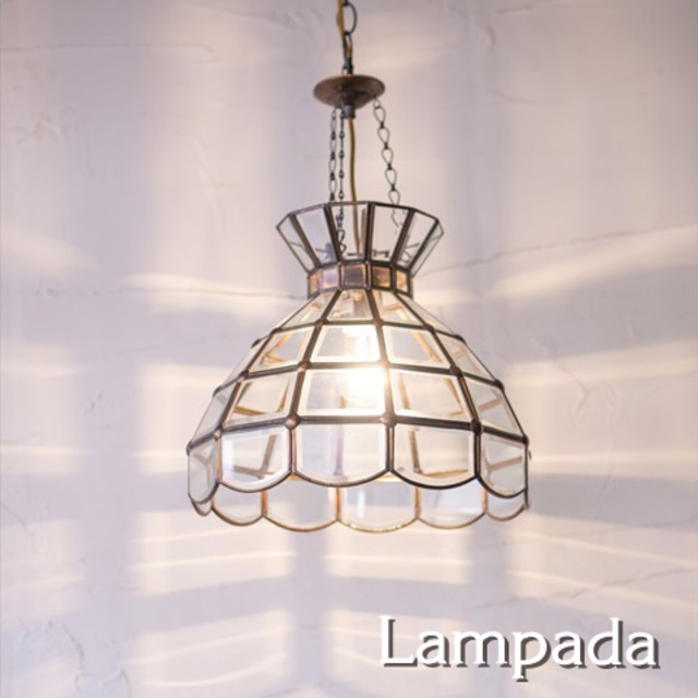 〔新洋電気〕 COL101　面取ガラス　コロニアルペンダントライト