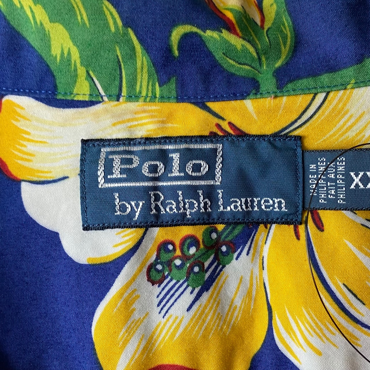 vintage POLO by RALPH LAUREN open collar hawaiian shirt “hibiscus”
