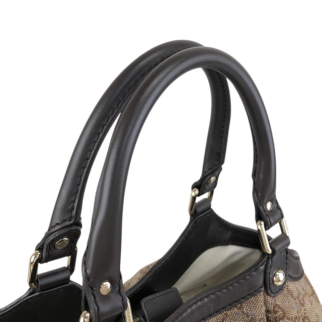 GUCCI グッチ GGキャンバス トートバッグ ブラウン スーキー ネップ ジャガード vintage ヴィンテージ オールド cyznyp