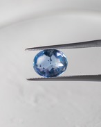 バフトップオーバルカット10×8mm #618【硝子の宝石】箔入