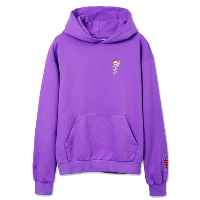 J Balvin x Takashi Murakami  Morado Flower Hoodie  PURPLE