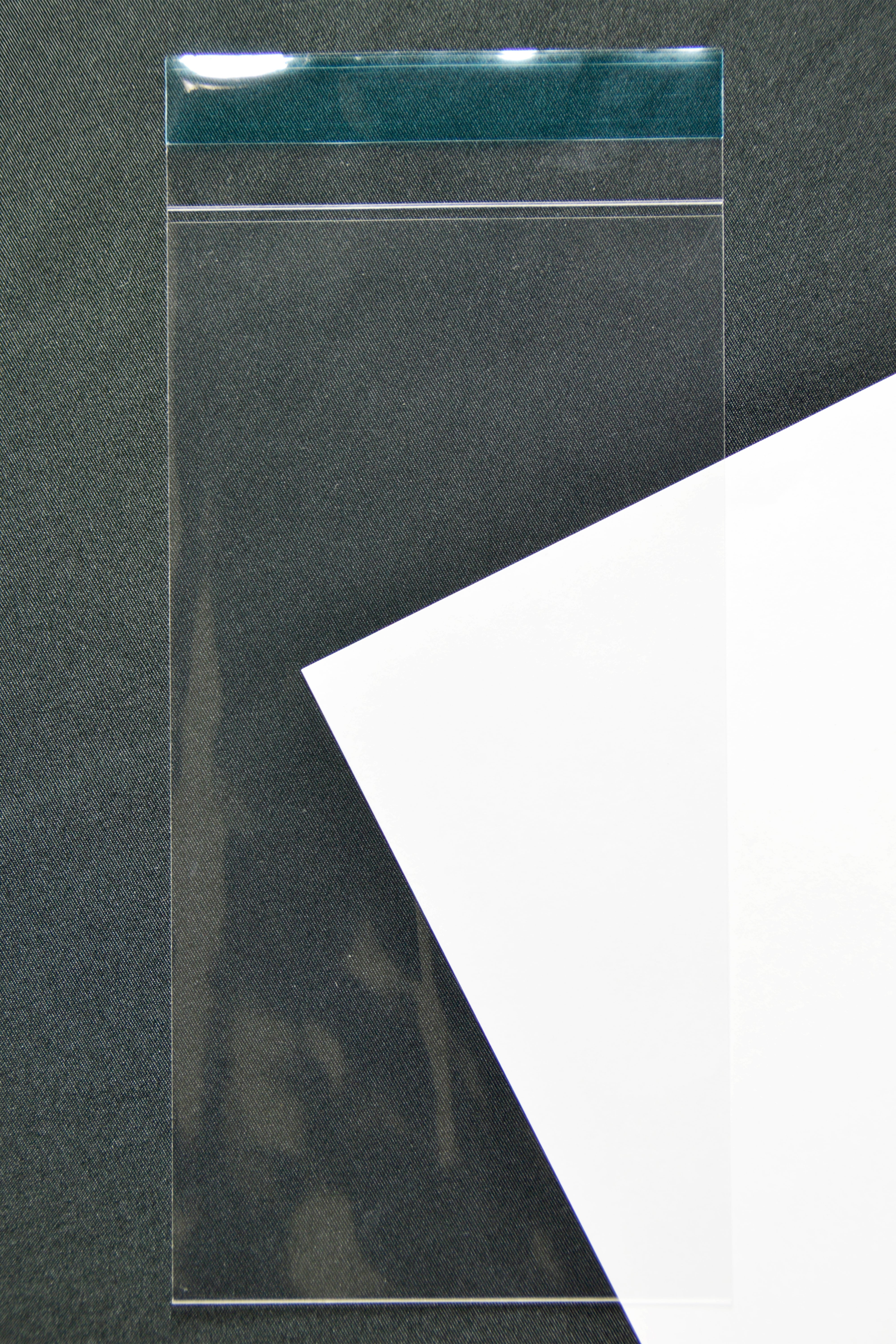 OPP封筒 長6 【1,000枚】 厚み 0.04mm テープ付/折線付 横110×縦220+フタ30mm