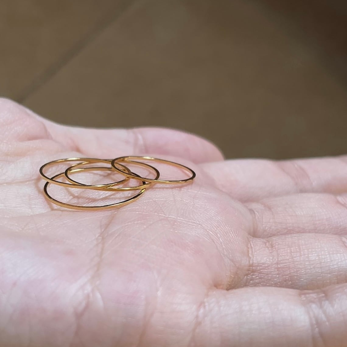 14KGF 0.5mm gold ring | ETLA