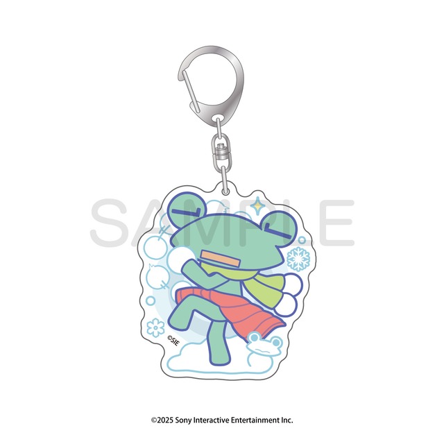 どこでもいっしょ 雪でもいっしょ アクリルキーホルダー <リッキー 雪ver.>