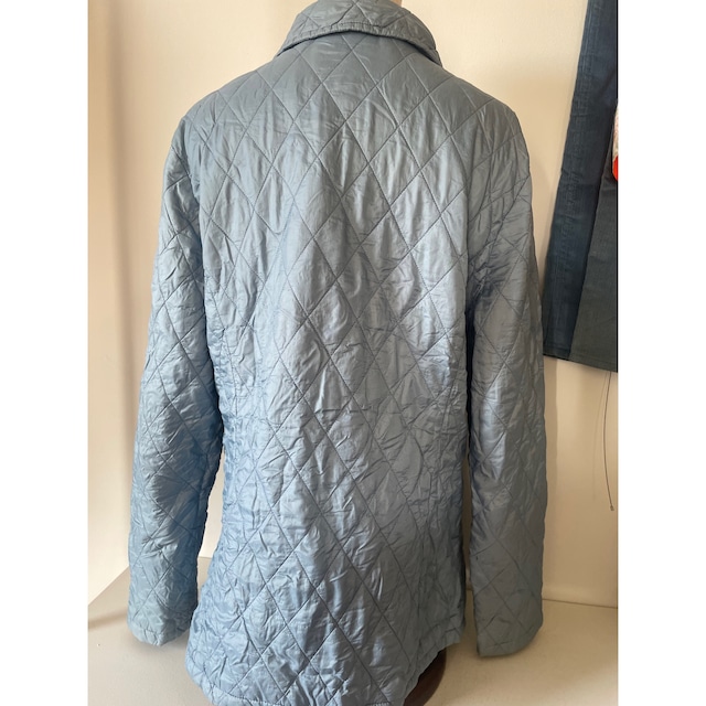 Barbour baby blue quilting coat