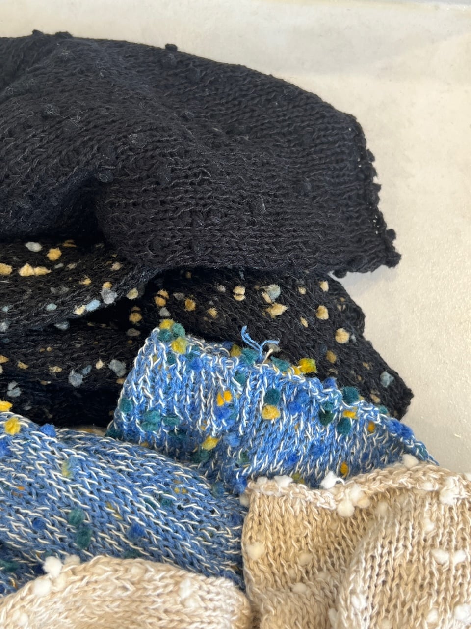 【SELECT】ponponヤーンワイドスリーブプルオーバー