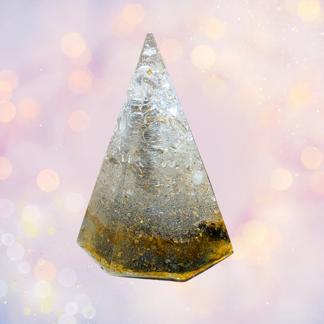 一点もの】私に戻るオルゴナイト八角錐（インディゴ） | 幸せ運ぶCOOの店