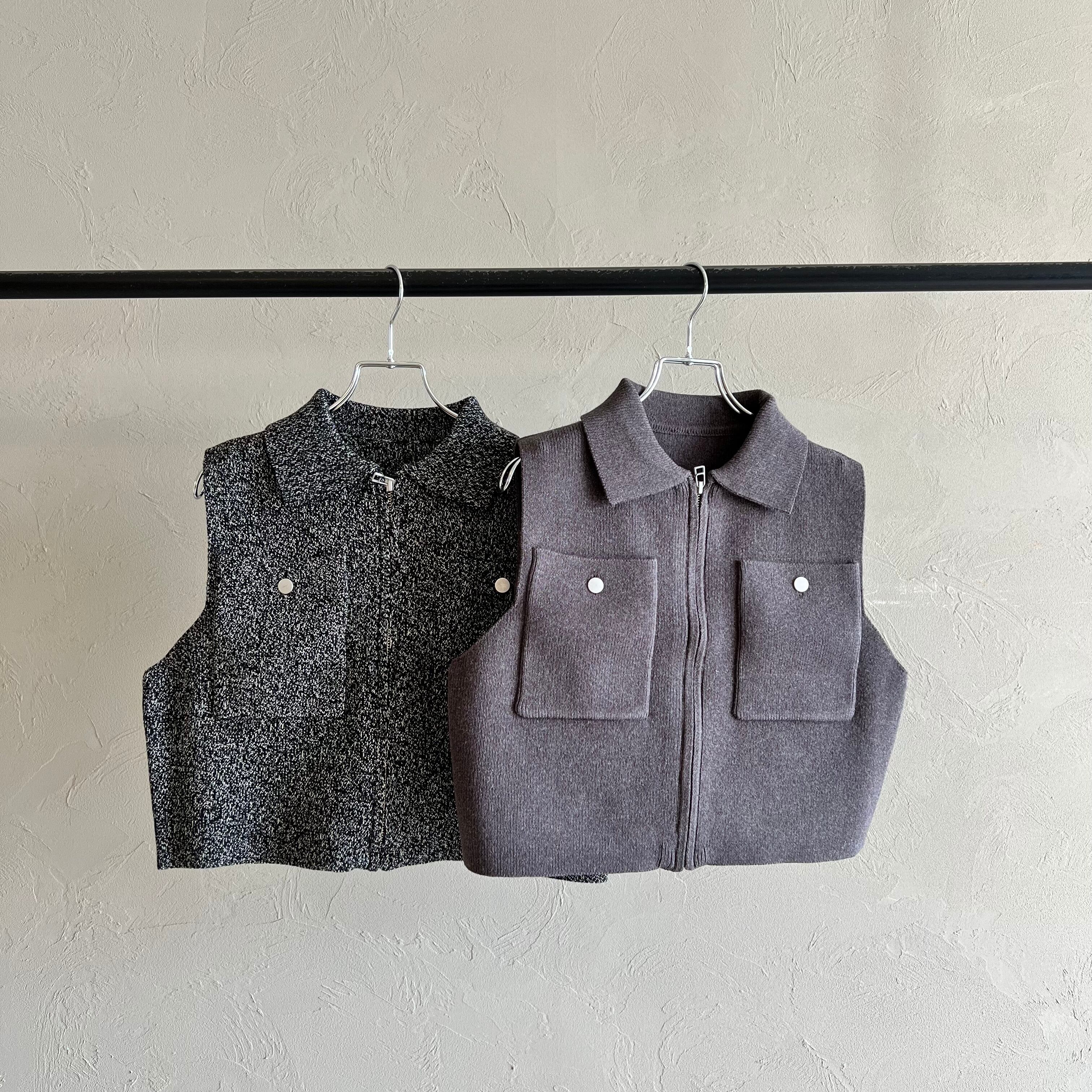 CLOCHE 】ジップニットベスト | valance 福井｜レディース セレクト