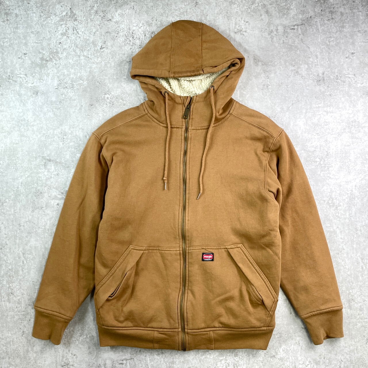 Wrangler ラングラー フルジップ 裏ボア スウェットパーカー メンズS