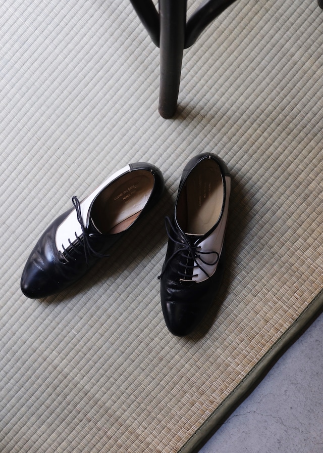 Comme des garçons HOMME PLUS twe tone leather shoes