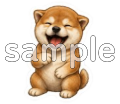 SHIBA INU, Kawaii Sticker Bundle | Transparent PNG Pack4・使いやすさ重視!あいさつ&感情柴犬スタンプ完全版40枚