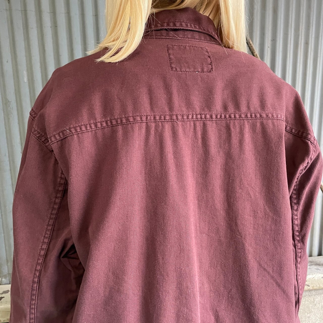 90年代 Levi's リーバイス 長袖 カラーデニムシャツ メンズM 古着 90s