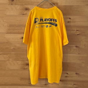 【DELTA PRO WEIGHT】NBA  INDIANA PACERS ペイサーズ バスケ プリント Tシャツ 企業ロゴ X-Large ビッグサイズ us古着