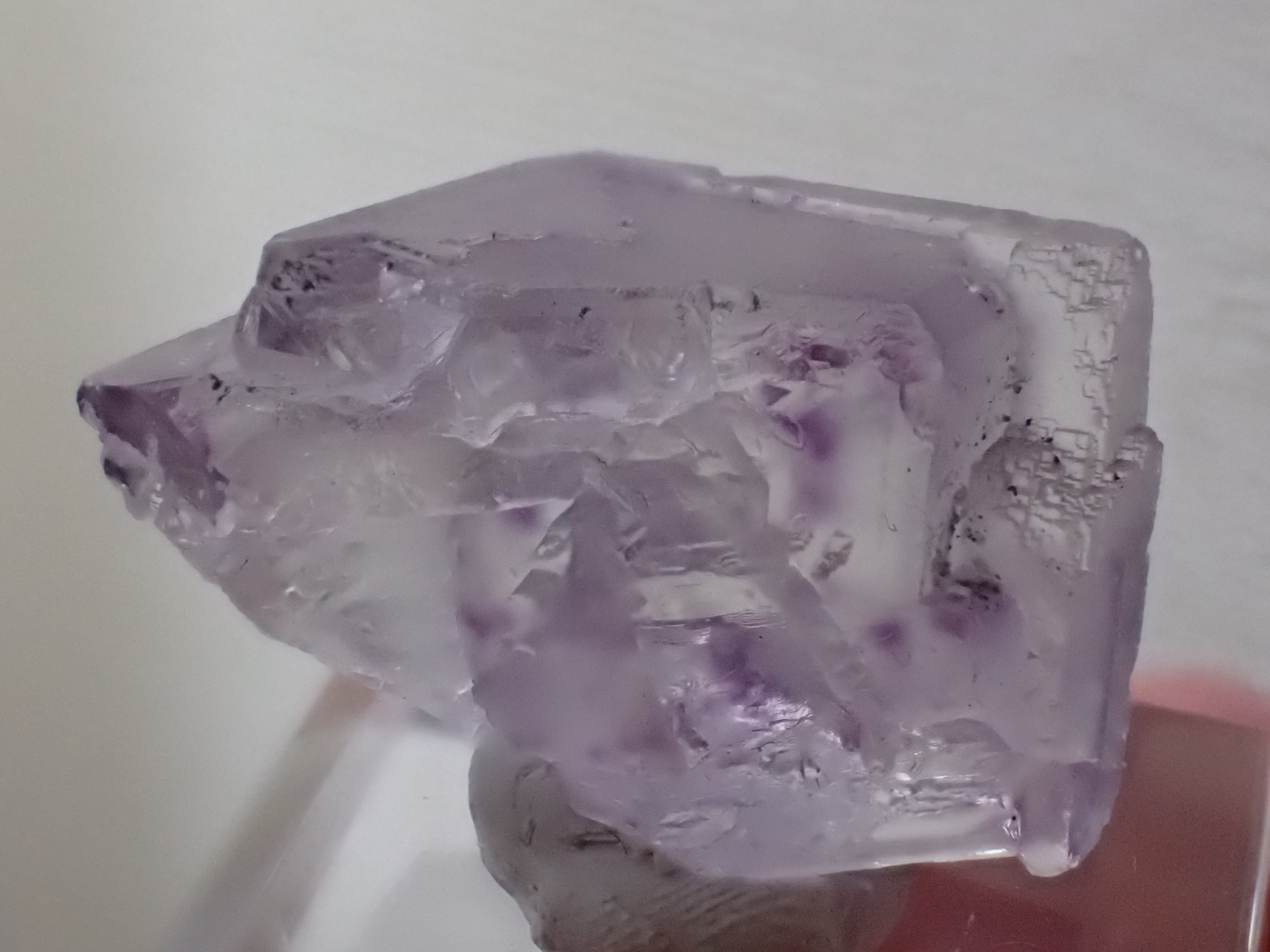 バーコード模様】 フローライト 原石 蛍石 標本 鉱物 結晶 | 石処