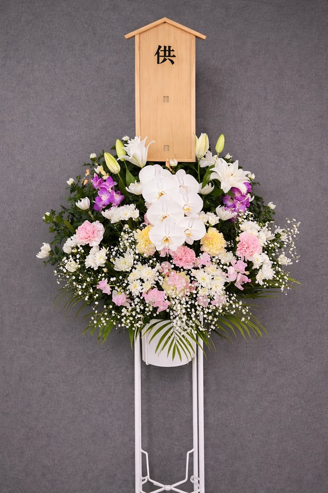 供花（生花）スタンド１段｜いわき市限定配送