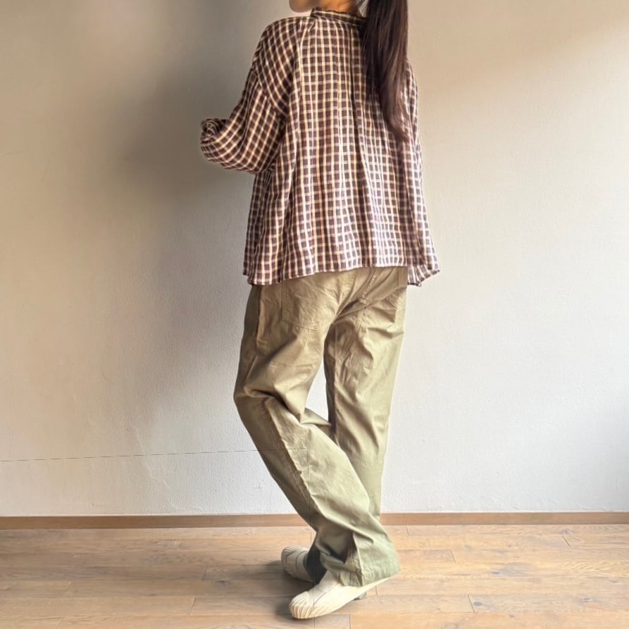 YAECA / ヤエカ LIKEWARE ベーカーパンツ OLIVE （POPLIN） #75602