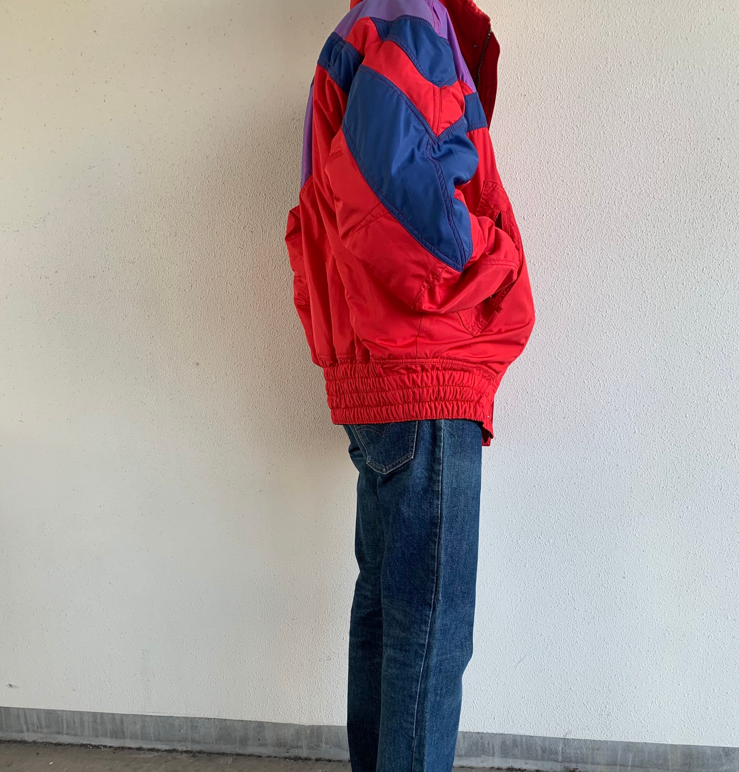EURO ellesse ski jacket thermore red ユーロ エレッセ スキー