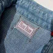 BLUE BLUE ブルーブルー ハリウッドランチマーケット 長袖 ウエスタン シャツ ワンピース 1/レディース/日本製/ハリラン