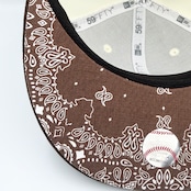 NEW ERA 59FIFTY/5950 Paisley Undervisor サンディエゴ・パドレス クローム ウォルナット