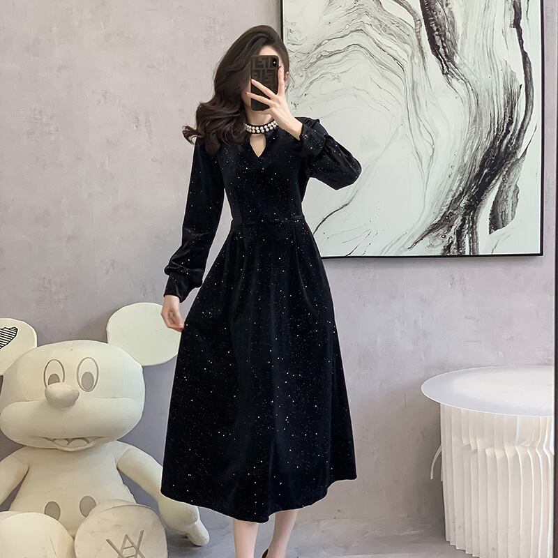 【dress】カットワークワンピース M21584