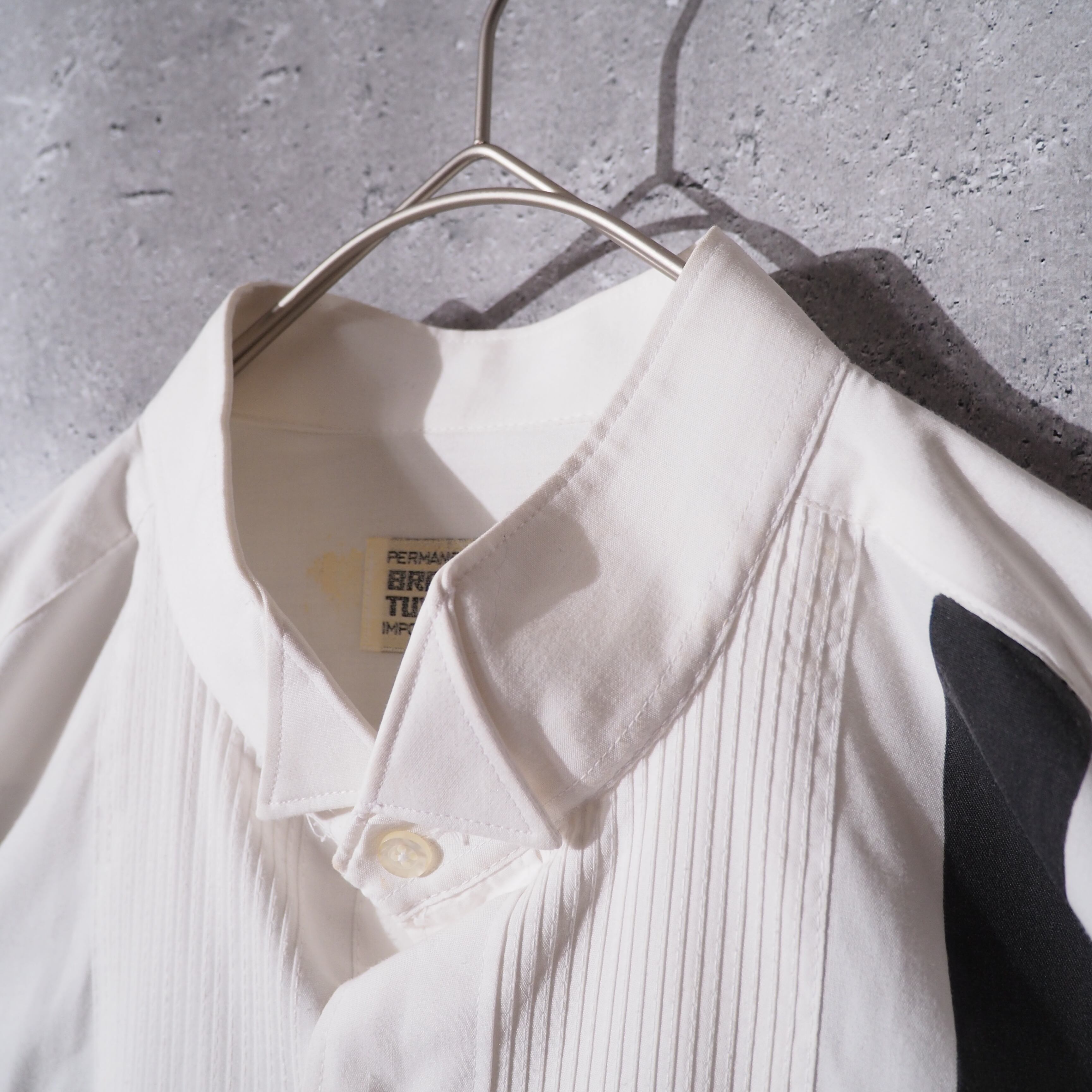 Botanical Beautiful flower painted vintage white shirt