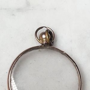antique metal pendant