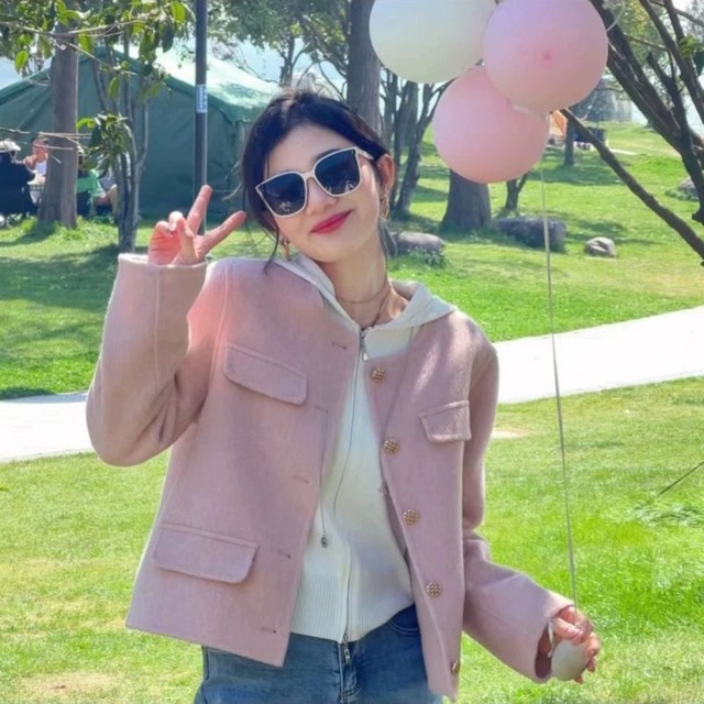 コート カシミヤコート 新作 かわいい ふわふわ 秋 冬 防寒 MY2-ZDM2304