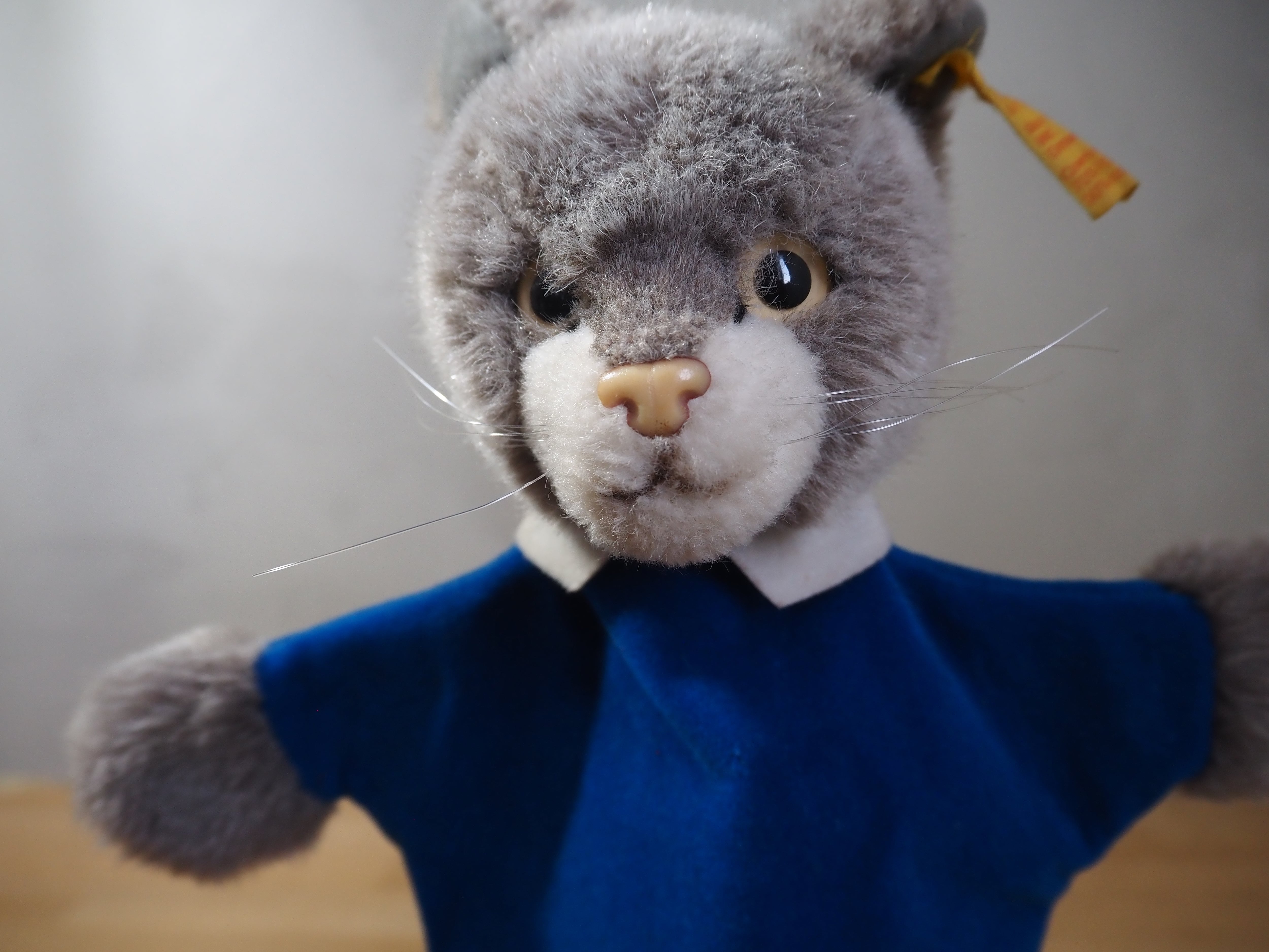 Steiff シュタイフ 猫 ハンドパペット cat | ヒガシマチマーケット
