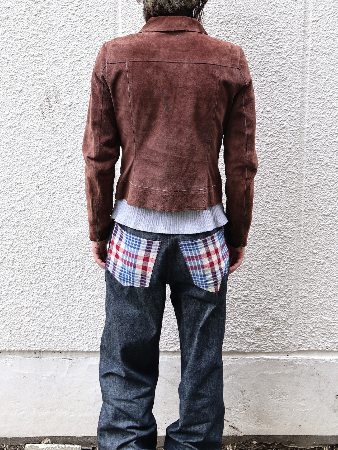 coloring suede leather jacket