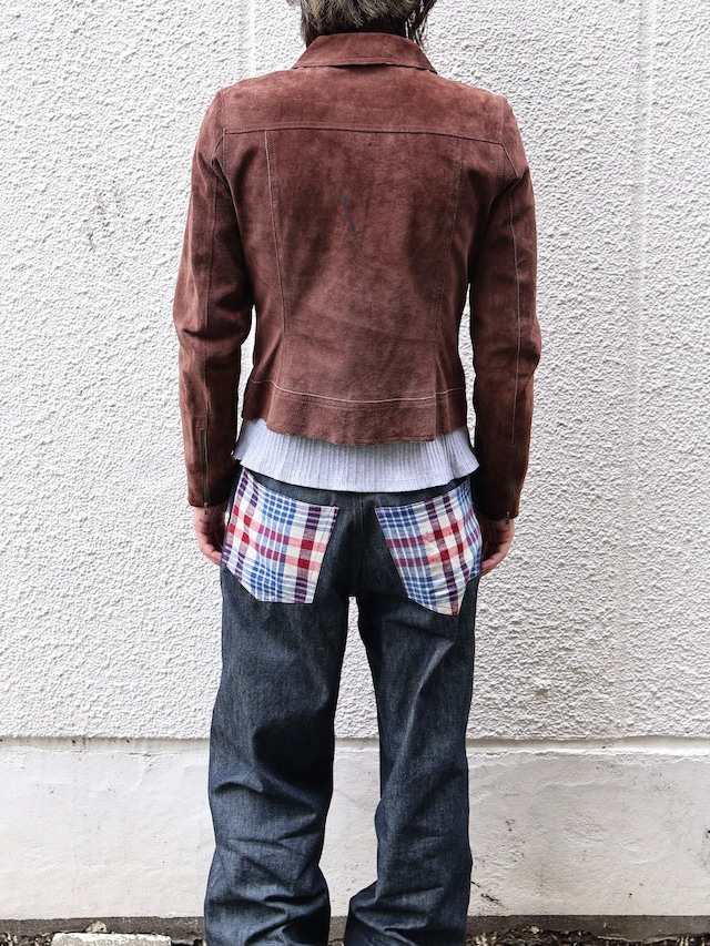 coloring suede leather jacket