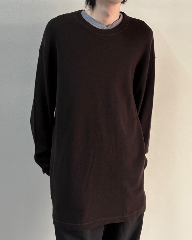 【Y's for men】oversize knit sweater