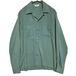 [Da Vinci - California] Vintage Rayon Gabardine Open Collar Shirt [1960s-] Vintage Rayon Shirt