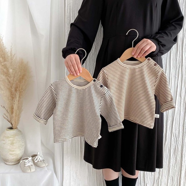 【秋作】ボーダーシャツ