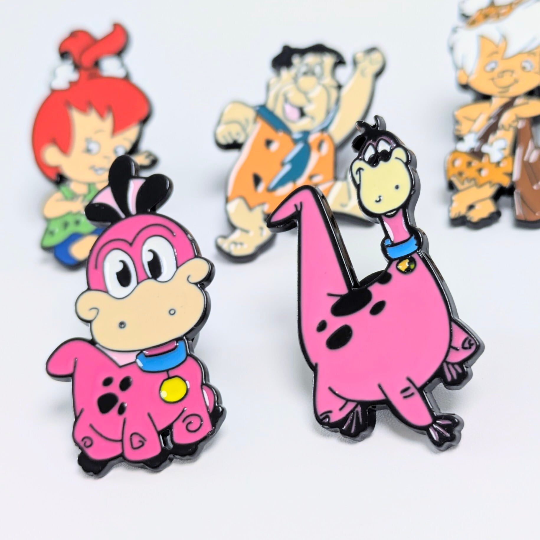 ♧送料無料！ ★ピンズ PINS★ピンバッジ 【 原始家族フリントストーン 】ピンズ 5Pセット / ピンバッジ / PINS〚アメリカン雑貨 アメトイ〛