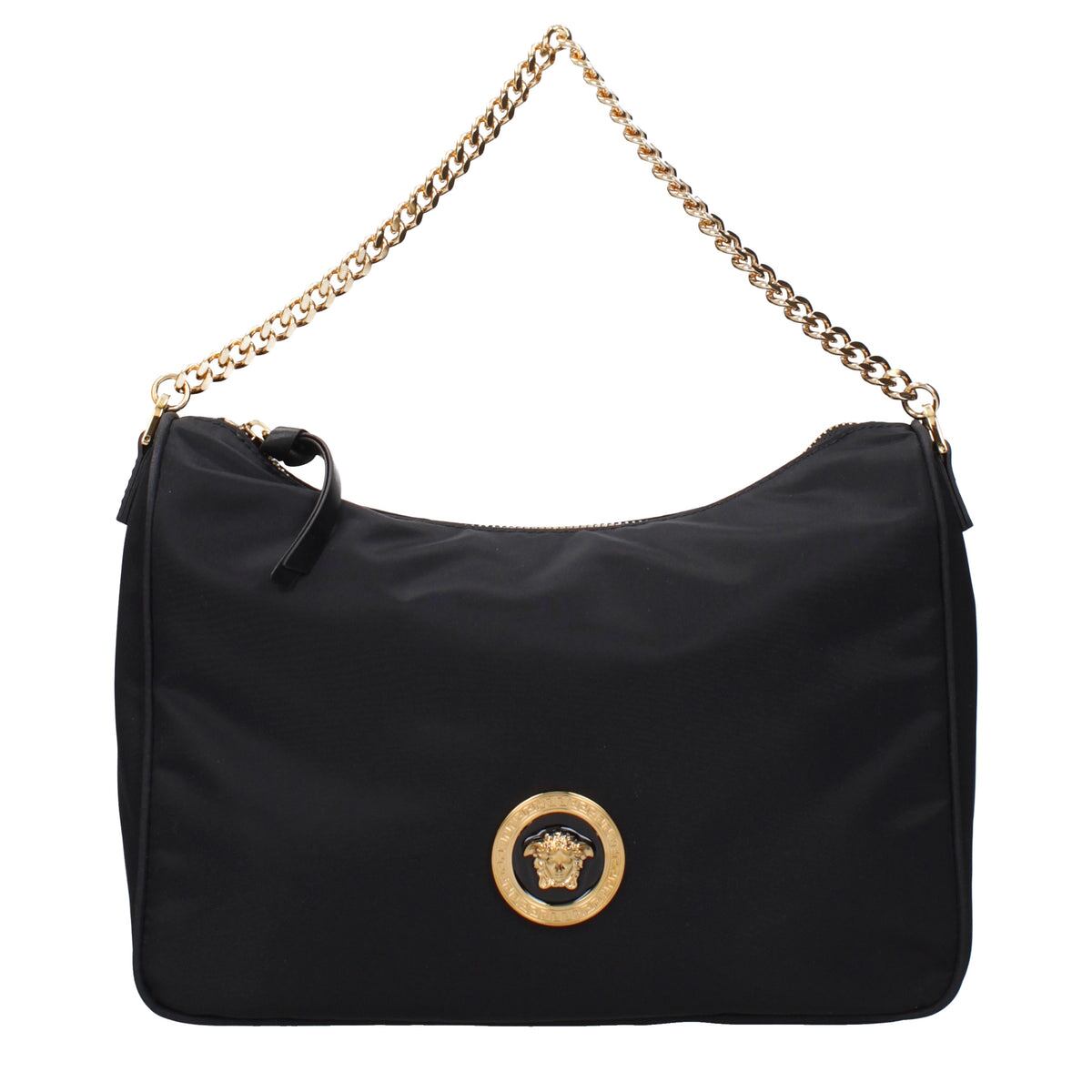 【新品】VERSACE ヴェルサーチェ レディース ハンドバッグ ファブリック ブラック 10028771A021551B00V