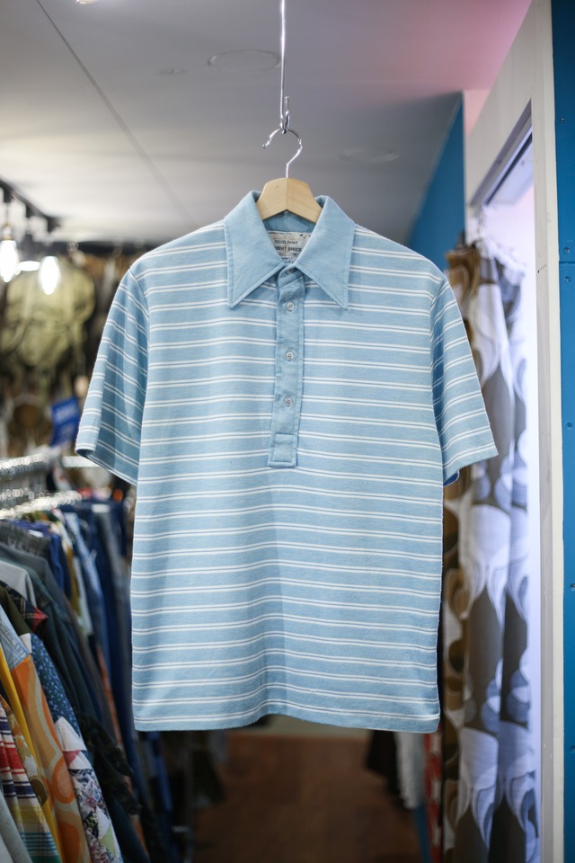 70’s vintage stripe pattern poly tops