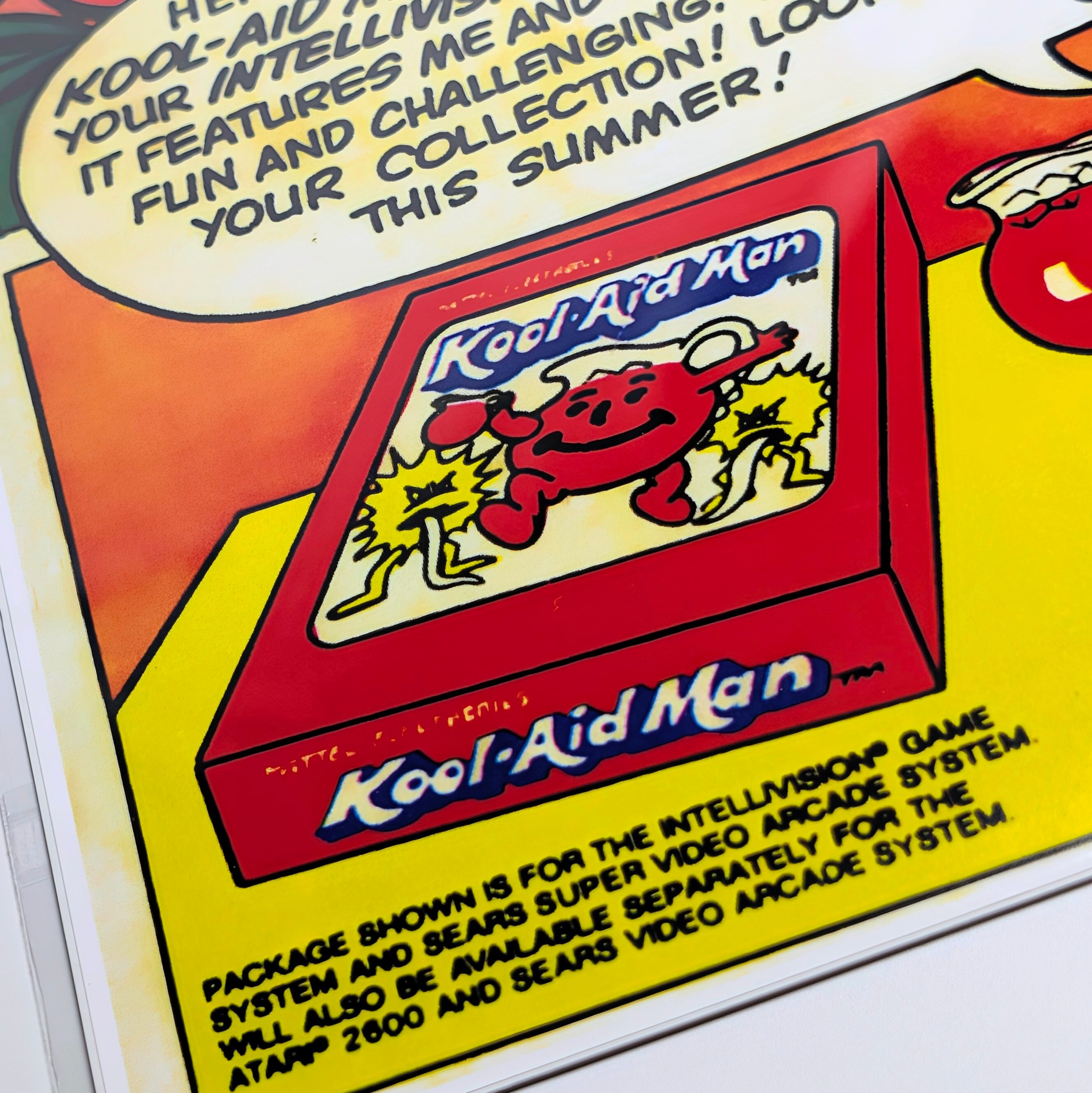 ♫ちょうどいいB4ポスター♫【 Kool-Aid Man ( クールエイドマン ) 】〚アメリカン雑貨 アメトイ〛