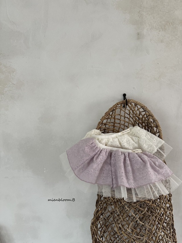 予約 BABY - Fishnet Skirt  [ mienbloom.B ]