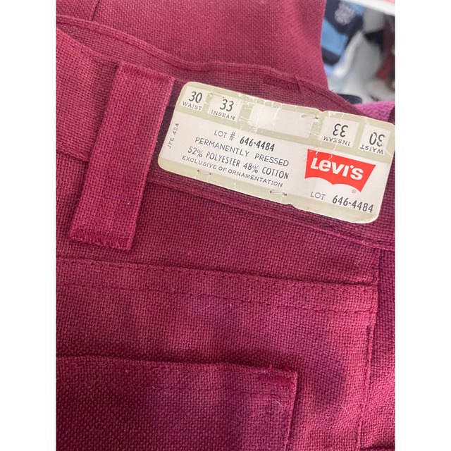 70s Levis 646 wine