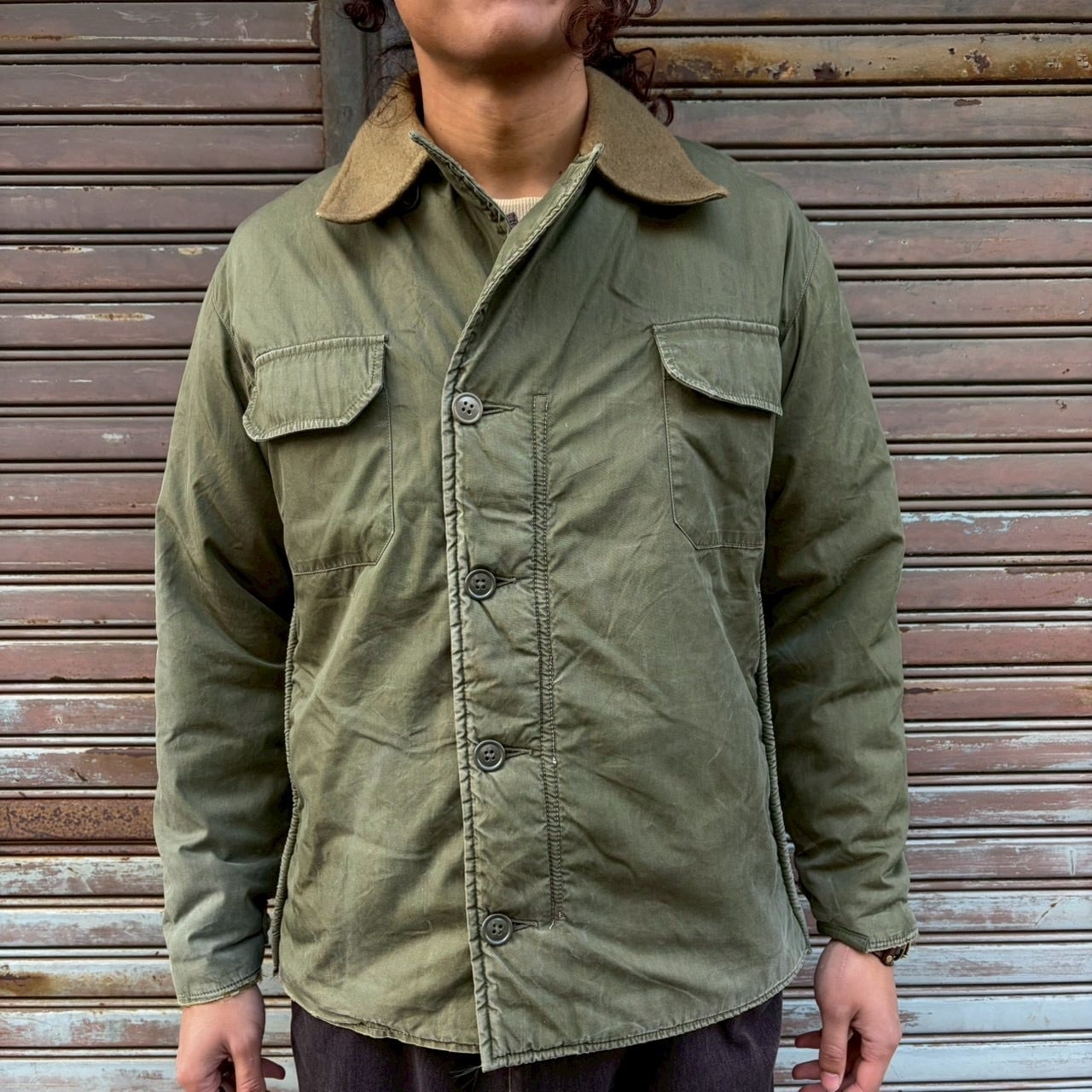 貴重 50's U.S.NAVY 米軍 実物 USN サブマリンジャケット デッキ