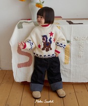 韓国子供服 / 26winter / MelonSwitch / ポニースターハーフネックセーター / キッズ / 冬服 *3~11*
