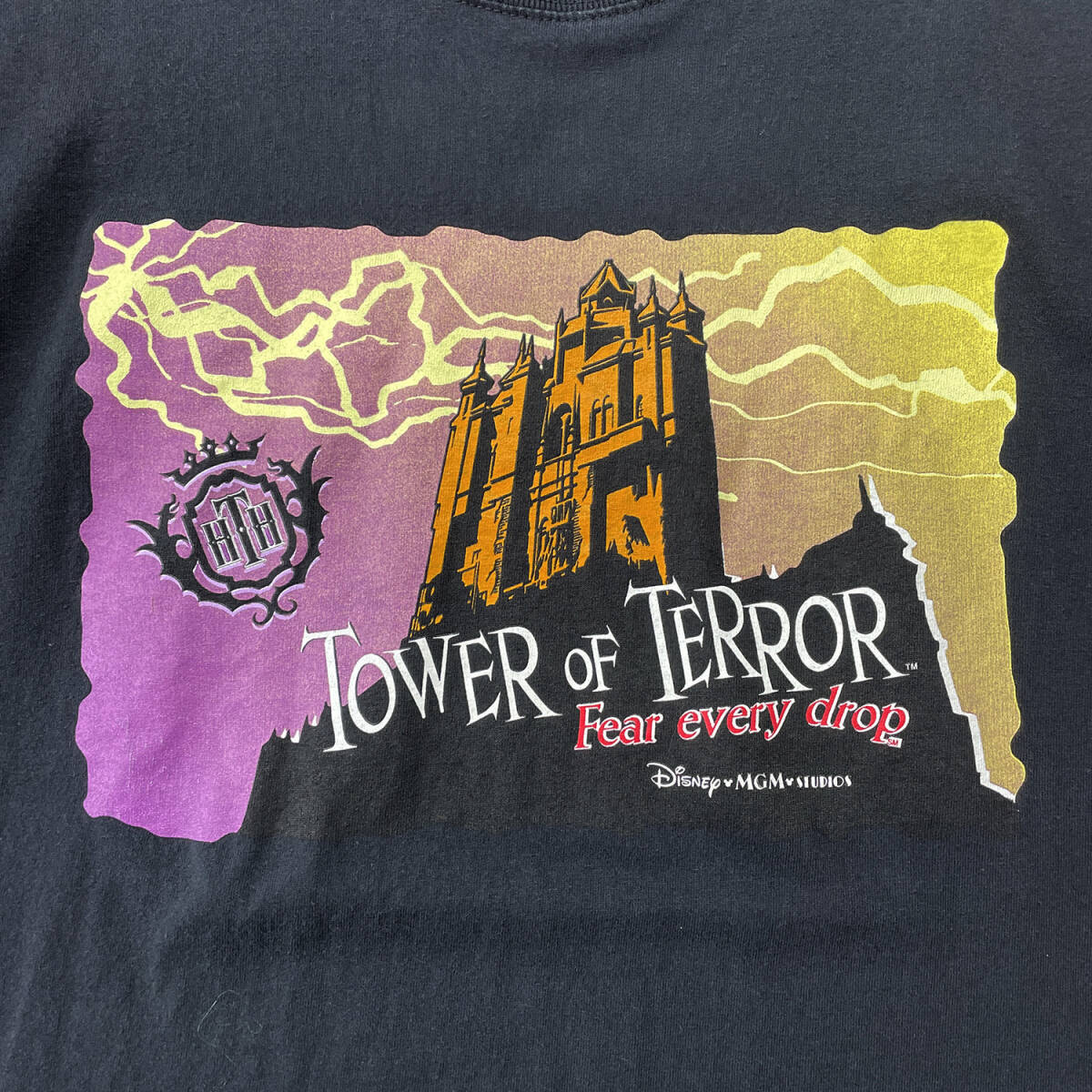USA 古着 Disney ディズニー タワーオブテラー Tシャツ アトラクション