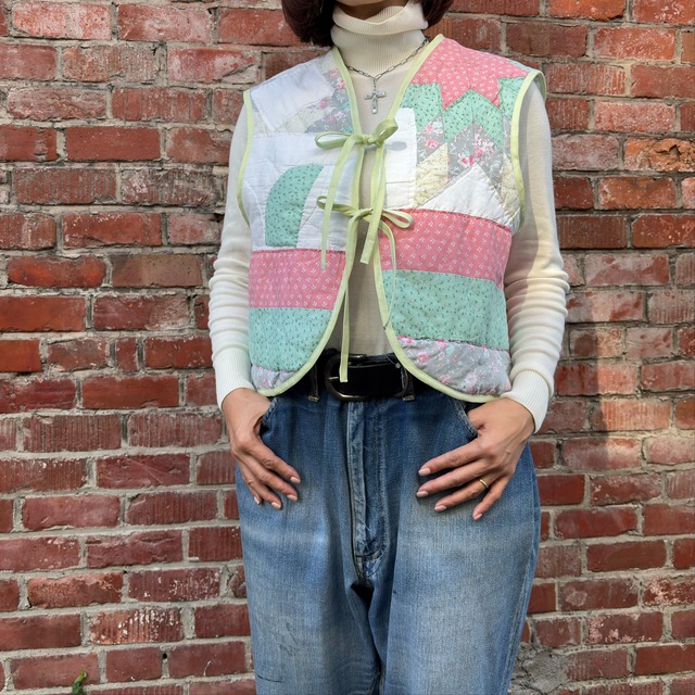 Antique Patchwork Quilt Vest