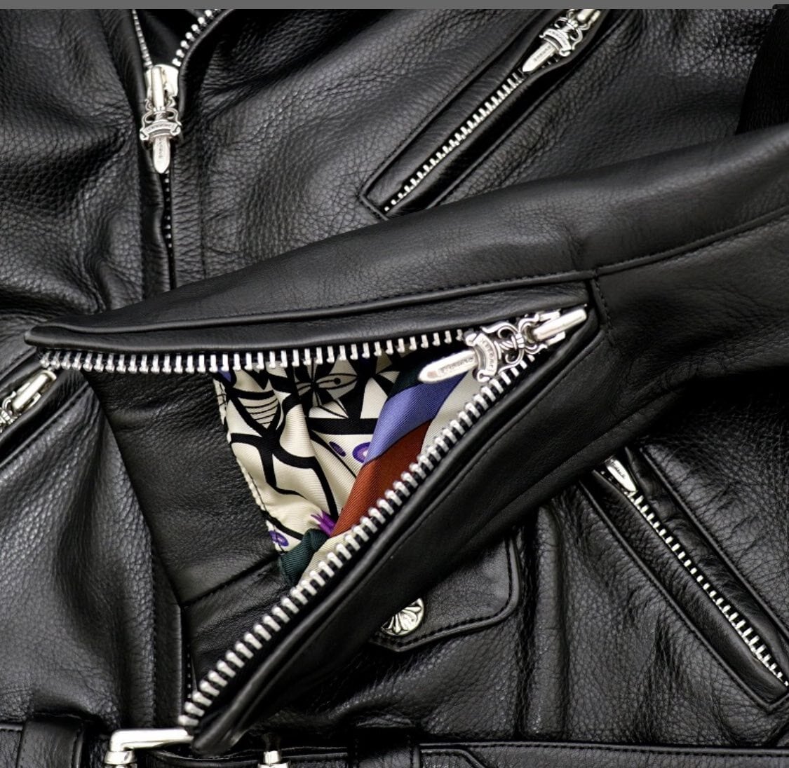 CHROME HEARTS クロムハーツ エルメススカーフ HERMES JJディーン JJ