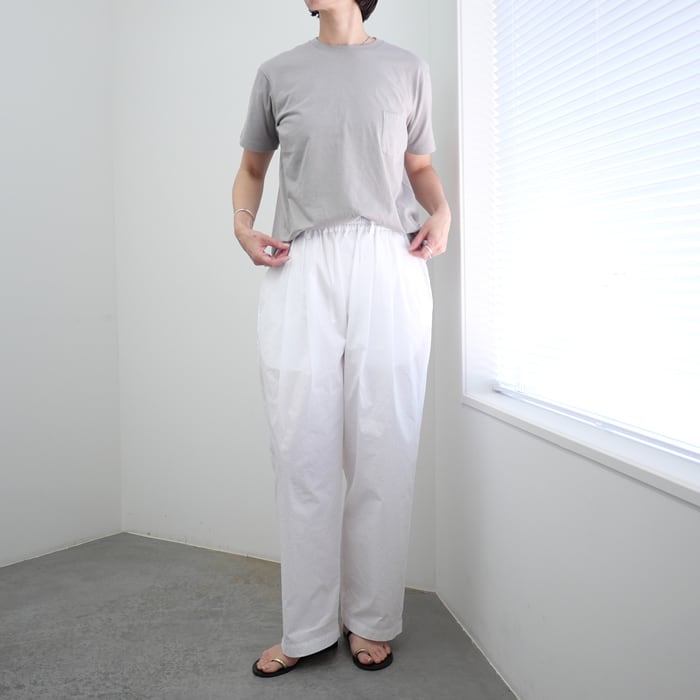 YAECA（ヤエカ） ポケット付き度詰めTシャツ[32061006] GRAY | tile
