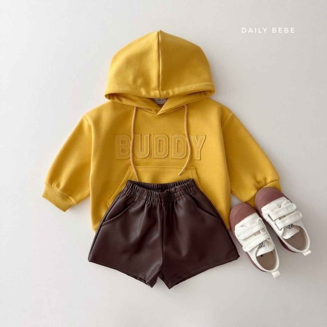 韓国子供服 / 26Autumn / 〖取寄〗DAILYBEBE / バディフーディー / キッズ服 / ジュニア服 / 秋服 *XS~JL*