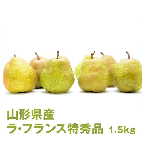 山形県産 ラ・フランス特秀品 1.5kg（11月上旬～12月下旬限定）